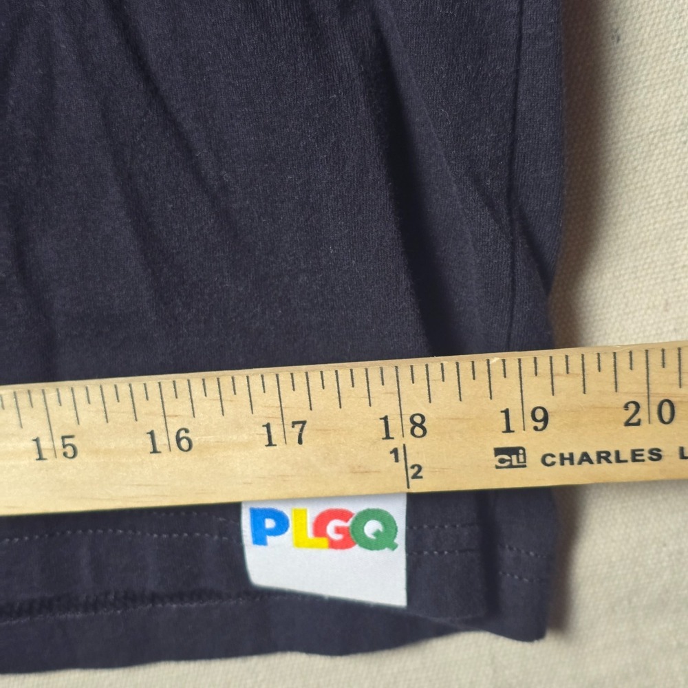 Nike PLGQ Men's T-Shirt Size Large Black Colorful Abstract Graphic Tee - Picture 6 of 12